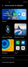 Lock screen and home screen customization - Huawei Mate X2 review