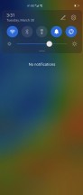 Notification shade - Huawei Mate X2 review