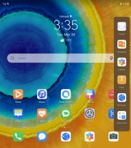 Multi window: Side menu - Huawei Mate X2 review