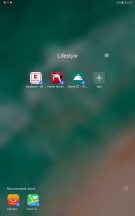 App suggestions on the home screen - Huawei MatePad 11 review