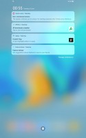 Notification Center - Huawei Matepad Pro 12.6 review