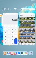 Minimized apps go on the side - Huawei Matepad Pro 12.6 review