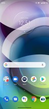 Home screen, recent apps, notification shade, general settings menu - Motorola Moto G 5G review