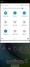 Home screen, recent apps, notification shade, general settings menu - Motorola Moto G 5G review