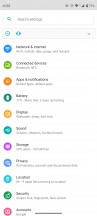 Home screen, recent apps, notification shade, general settings menu - Motorola Moto G 5G review