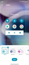 UI customization options and Moto Display features - Motorola Moto G 5G review