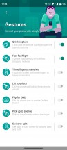 Moto gestures and other customizatons and features - Motorola Moto G 5G review