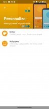 Personalization - Motorola Moto G30 review