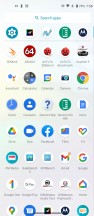 App drawer - Moto G9 Power review
