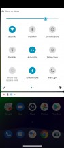 Quick toggles - Moto G9 Power review