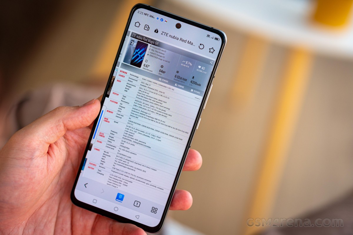 Nubia Red Magic 6r Review Gsmarena Com Tests