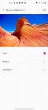Display settings - OnePlus 9 Pro review