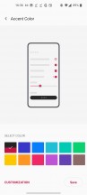 Customization menu - OnePlus Nord CE 5g review