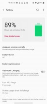 Battery menu - OnePlus Nord CE 5g review
