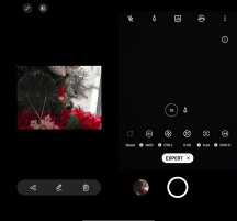 Split-screen view in camera (Flex mode) - Oppo Find N review