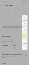 Smart sidebar settings - Oppo Reno5 5G review
