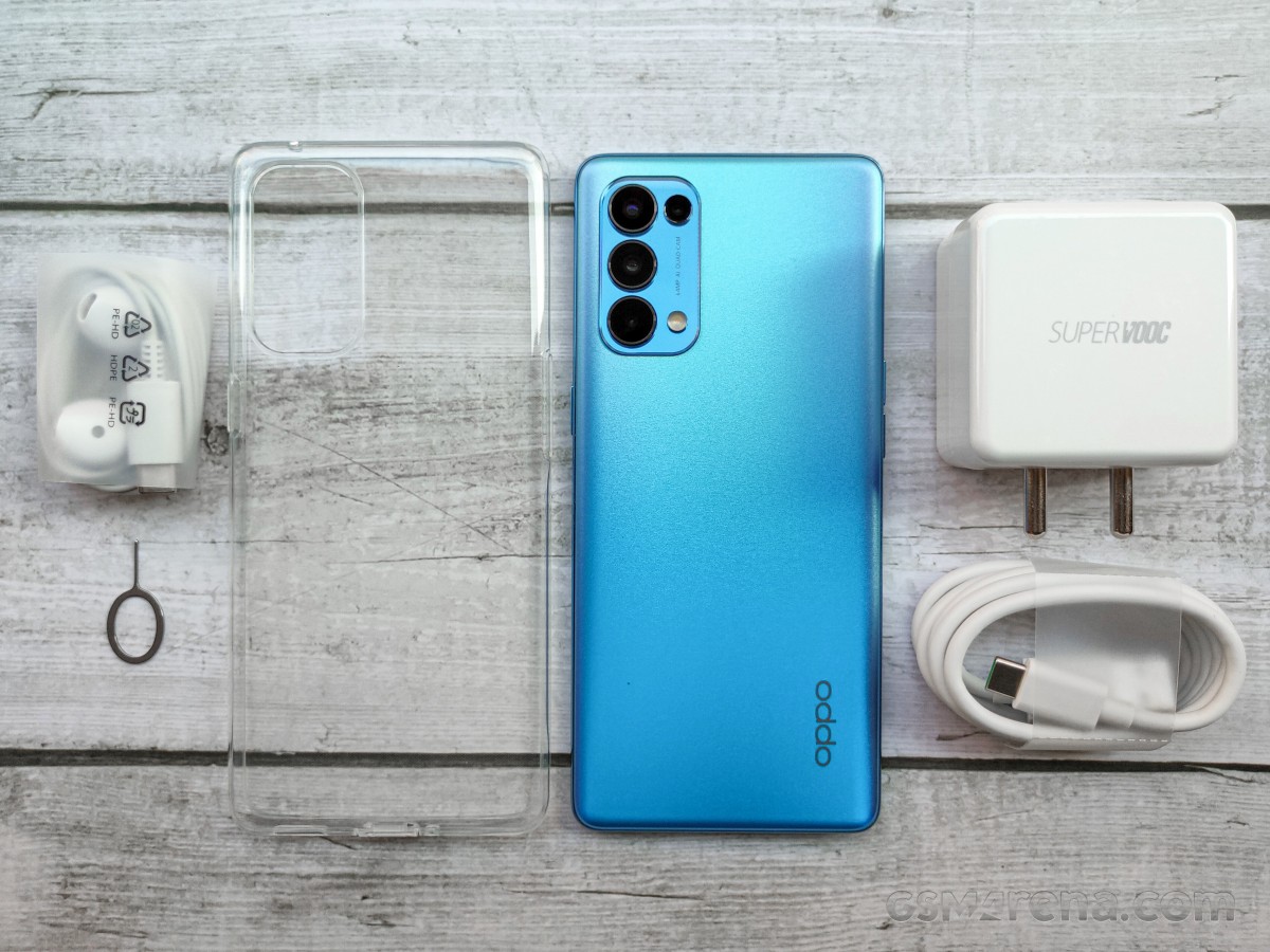 oppo reno 5 pro with earbuds