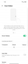 Smart sidebar - Oppo Reno6 5G review
