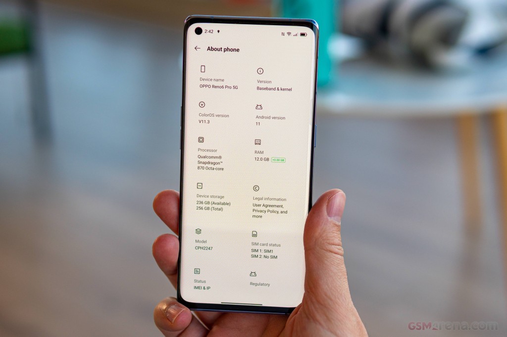 Oppo Reno6 Pro 5G (Snapdragon) pictures, official photos