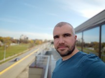 Daytime selfie samples, Portrait Mode off/on - f/2.5, ISO 50, 1/1366s - Poco F3 long-term review