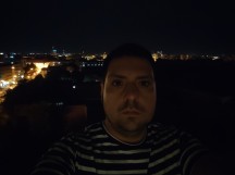 Nighttime selfies, Portrait mode off/on, the with and without flash - f/2.5, ISO 2592, 1/10s - Poco F3 long-term review