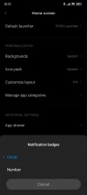 Poco Launcher and its settings - Poco F3 long-term review