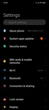 Settings, System apps updater - Poco X3 NFC long-term review