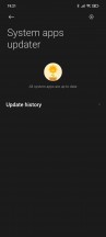 Settings, System apps updater - Poco X3 NFC long-term review