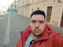 Selfie samples, day and night, Portrait Mode off/on - f/2.2, ISO 100, 1/637s - Poco X3 Pro long-term review