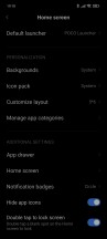 Poco Launcher and its settings - Poco X3 Pro long-term review