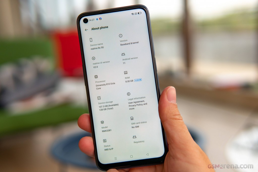 Realme 8s 5G pictures, official photos