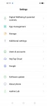 General settings menu and RAM expansion feature - Realme GT Explorer Master and GT Master hands-on review