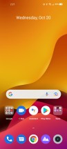 Home screen, recent apps, app drawer, notification shade - Realme GT Neo2 review