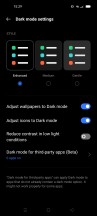 Dark Mode - Realme X7 Max 5G review
