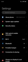 Settings, System apps updater - Xiaomi Redmi Note 10 Pro long-term review