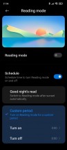 Reading Mode settings - Xiaomi Redmi Note 10 Pro long-term review