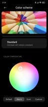 Color scheme settings - Xiaomi Redmi Note 10 Pro long-term review