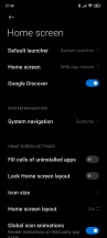 Launcher and its settings - Xiaomi Redmi Note 10 Pro long-term review