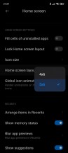Launcher and its settings - Xiaomi Redmi Note 10 Pro long-term review