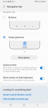 One UI 3.1 and navigation options - Samsung Galaxy A03s review