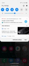 Notification shade - Samsung Galaxy A12 review