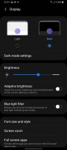 Dark mode - Samsung Galaxy A12 review