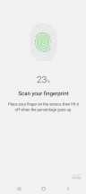 Security and fingerprint settings - Samsung Galaxy A22 5G review