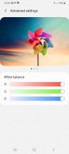 Color modes - Samsung Galaxy A22 review
