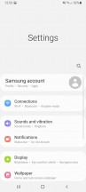 One UI settings - Samsung Galaxy A32 5G review