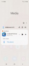 Floating notifications Samsung Music Share - Samsung Galaxy A52 5G review - Samsung Galaxy A52 5G review