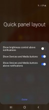 Notifications and quick toggles - Samsung Galaxy A52 review