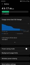 Battery life (usage since last charge/screen time per calendar day) - Samsung Galaxy Note20 Ultra long-term review