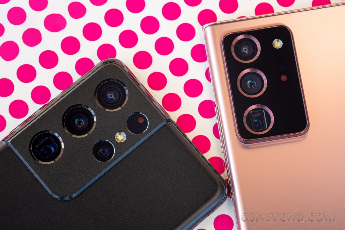 Samsung Galaxy Note20 Ultra vs. S21 Ultra camera comparison