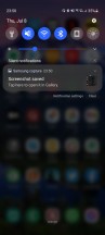 Notification pane and Quick Settings - Samsung Galaxy S21 Ultra long-term review